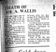 Arthur Wallis Obituary Elders Weekly
